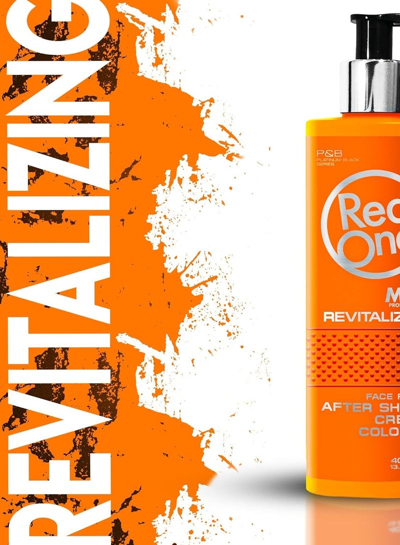 ريد ون كولونيا وكريم بعد الحلاقة المنعش للرجال – 400 مل – ترطيب وانتعاش يدوم - Image 2