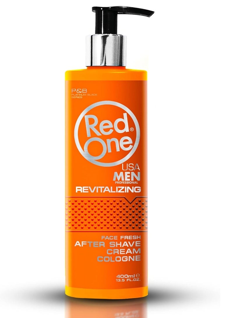 ريد ون كولونيا وكريم بعد الحلاقة المنعش للرجال – 400 مل – ترطيب وانتعاش يدوم - Image 1