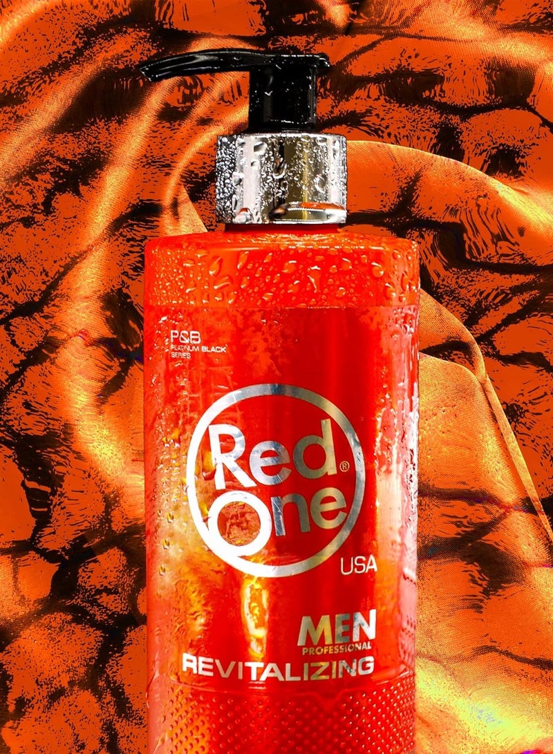 ريد ون كولونيا وكريم بعد الحلاقة المنعش للرجال – 400 مل – ترطيب وانتعاش يدوم - Image 4