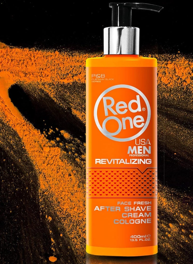 ريد ون كولونيا وكريم بعد الحلاقة المنعش للرجال – 400 مل – ترطيب وانتعاش يدوم - Image 5