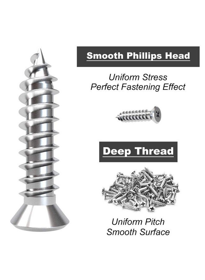 LuckIn 20-Pack Corner Brackets 2 Inch, L Brackets for Shelves, Wood, Furniture, Stainless Steel Corner Brace with Screws - Image 5