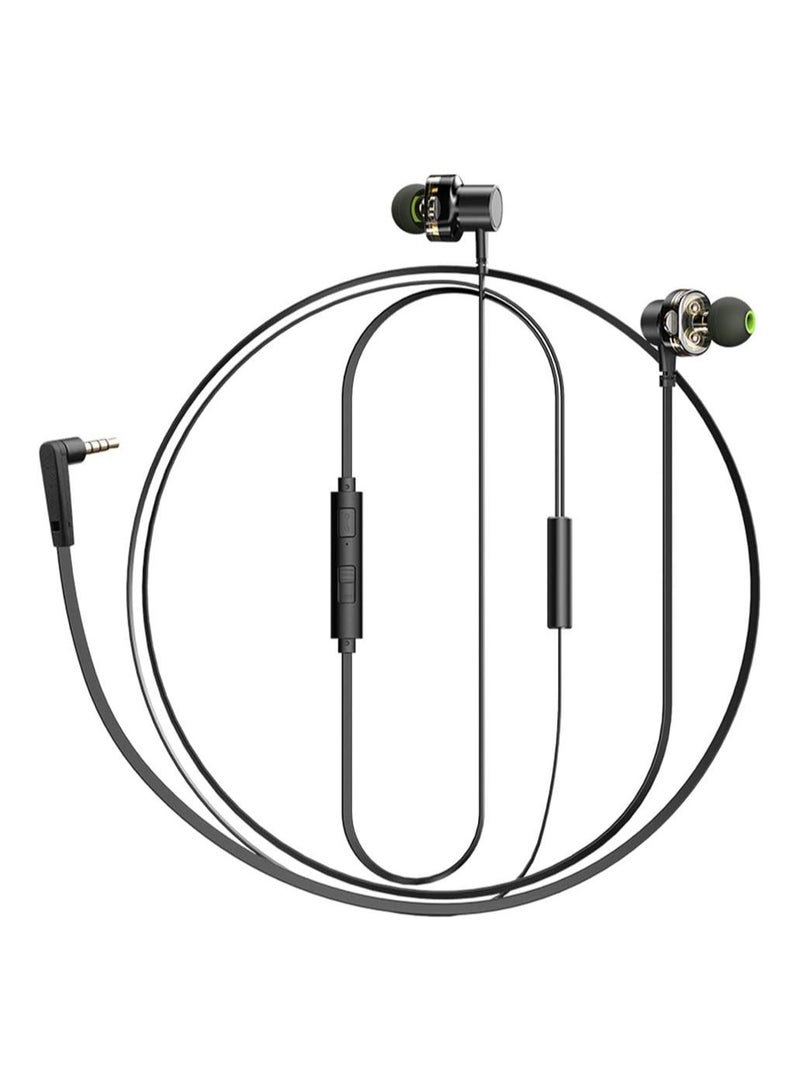 Awei Z1 Wired In-Ear Earphones with Microphone  Headphones Headset - Black - Image 2