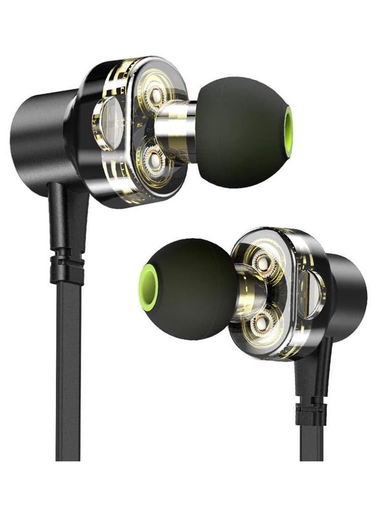 Awei Z1 Wired In-Ear Earphones with Microphone  Headphones Headset - Black - Image 3