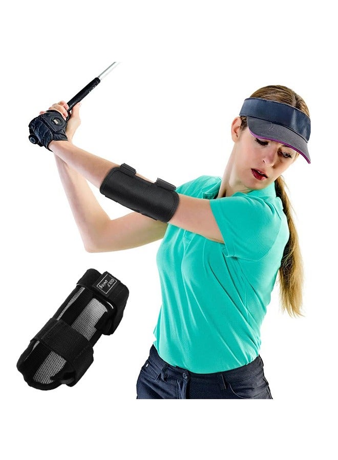 Generic Golf Swing Trainer, Straight Practice Golf Swing Trainer Elbow Brace Alarm Swing Correcting Tool for Golf Posture Correction  - Image 1