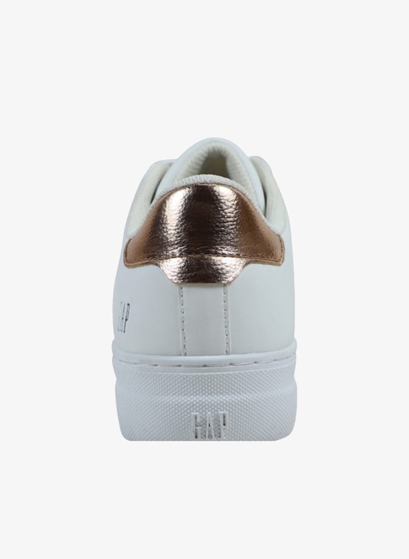 GAP Women's Panelled Sneakers with Lace-Up Closure - PORTLAND - Image 3