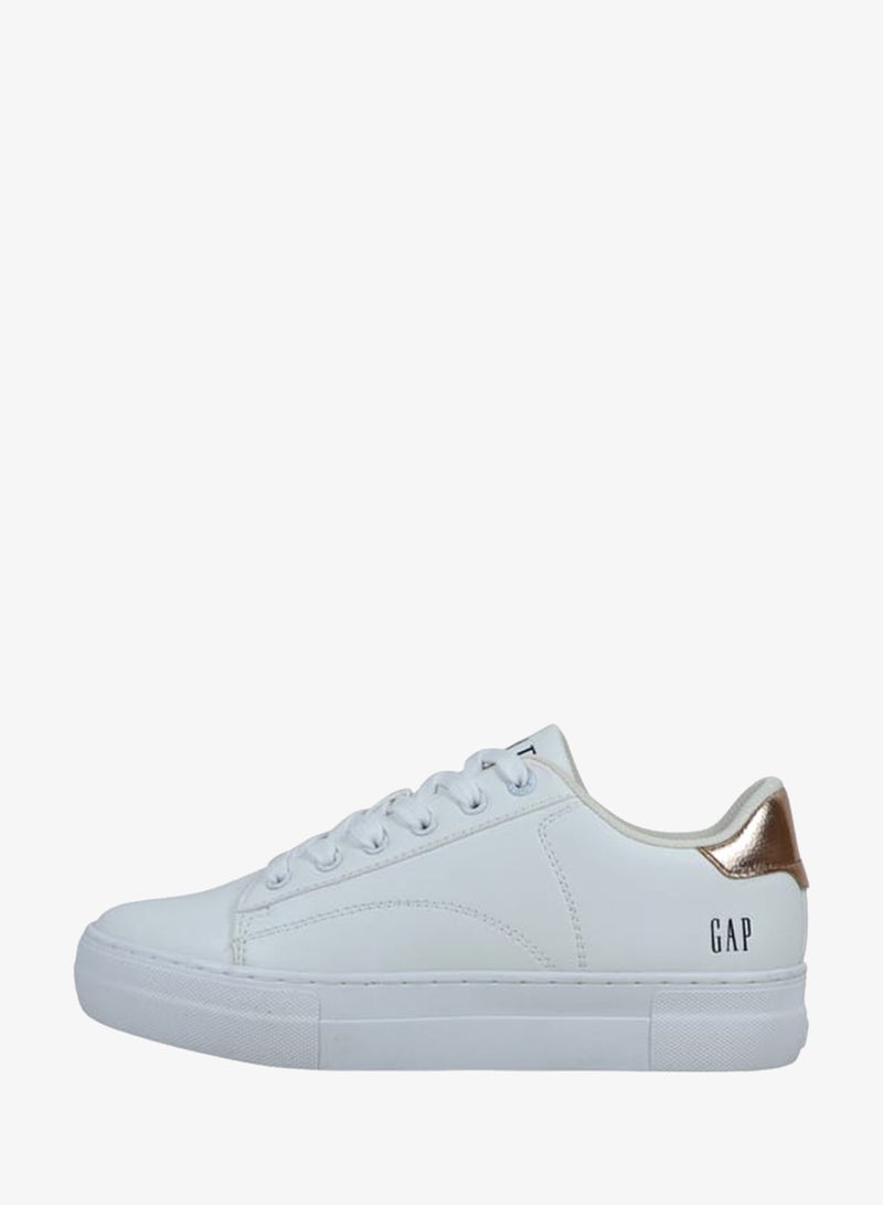 GAP Women's Panelled Sneakers with Lace-Up Closure - PORTLAND - Image 2