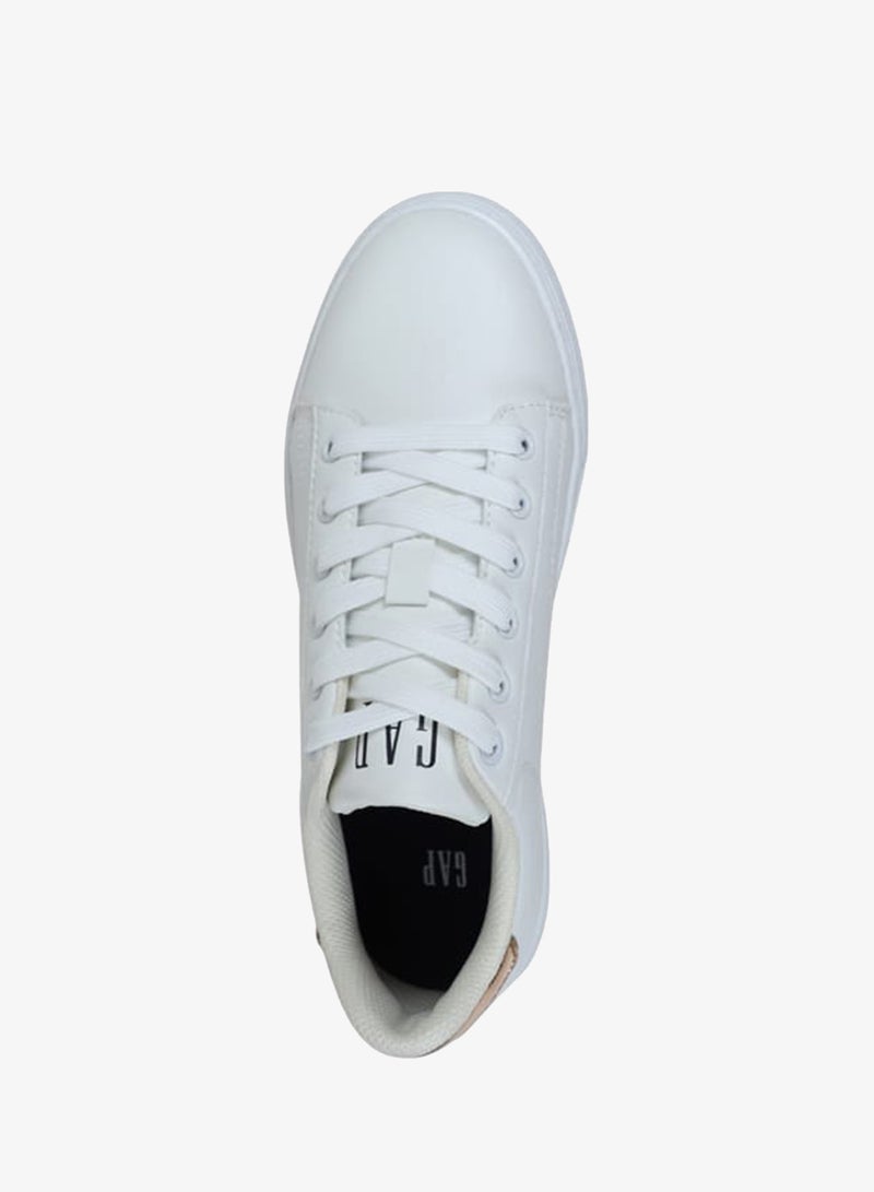 GAP Women's Panelled Sneakers with Lace-Up Closure - PORTLAND - Image 4