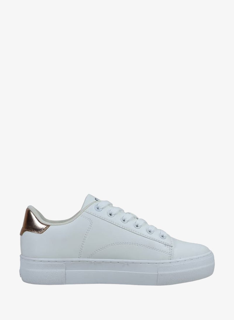 GAP Women's Panelled Sneakers with Lace-Up Closure - PORTLAND - Image 1