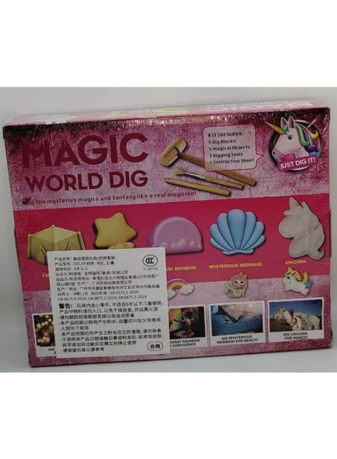 5 In 1 Magic World Dig Kit - Image 3