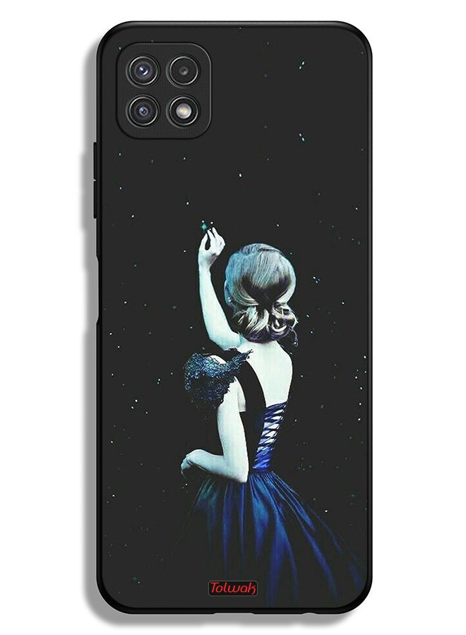 Tolwak Samsung Galaxy A22 5G Protective Case Cover Touching Star - Image 1