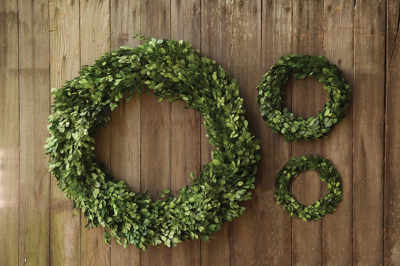 Creative Co-Op Preserved Genuine Boxwood Wreath - Image 4