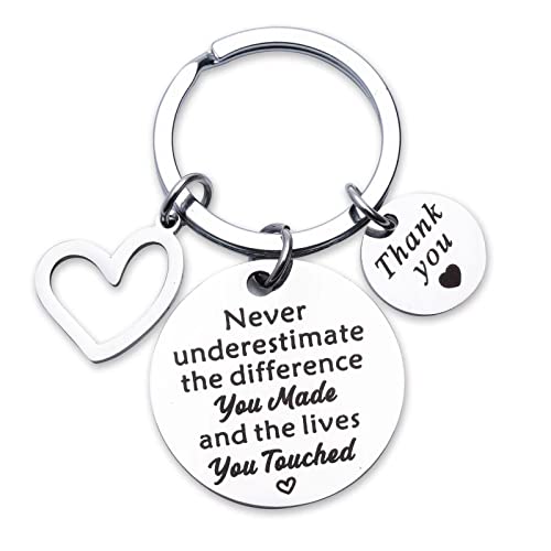 VICKHU Inspirational Keychain, Thank You Gifts for Women, Teacher Appreciation Gifts, Retirement Gifts for Teacher, Appreciation Gifts for Coworkers Employee Bosses - Image 1