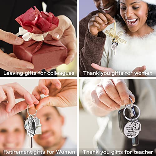 VICKHU Inspirational Keychain, Thank You Gifts for Women, Teacher Appreciation Gifts, Retirement Gifts for Teacher, Appreciation Gifts for Coworkers Employee Bosses - Image 2