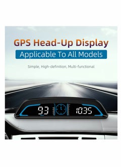 SYOSI Digital GPS Speedometer Universal Heads Up Display for Car 5.5 inch Large LCD Display HUD with MPH Speed Fatigued Driving Alert Overspeed Alarm Trip Meter for All Vehicle  - Image 2