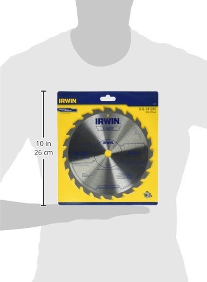 IRWIN Tools Classic Series Carbide Table/Miter Circular Saw Blade, 8 1/4-inch, 24T (15150) - Image 3