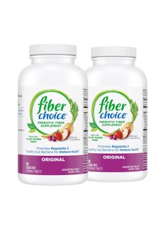 Daily Prebiotic Fiber Chewable Tablets, Assorted Fruit, 90 Count (Pack of 2)