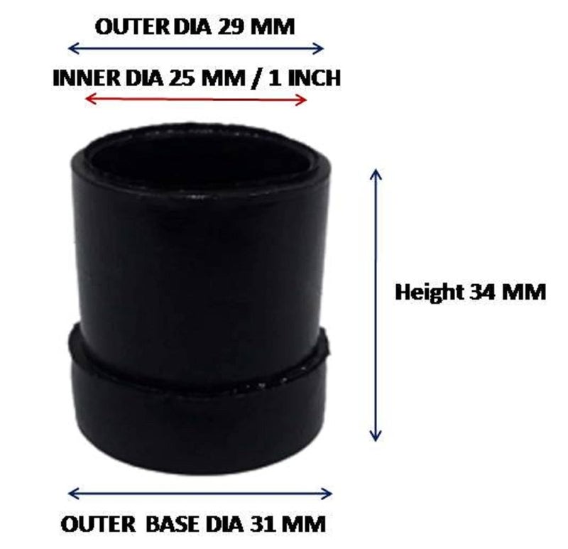 Sky Craft Round Rubber Cap for Chair Furniture Leg 25 mm / 1 inch i Diameter Pack of 8  - Image 2