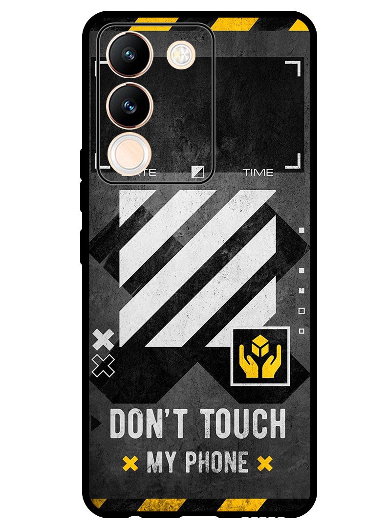 Theodor Protective Case Anti Scratch Shock Proof Bumper Cover For Vivo V29e Dont Touch My Phone 1 - Image 1