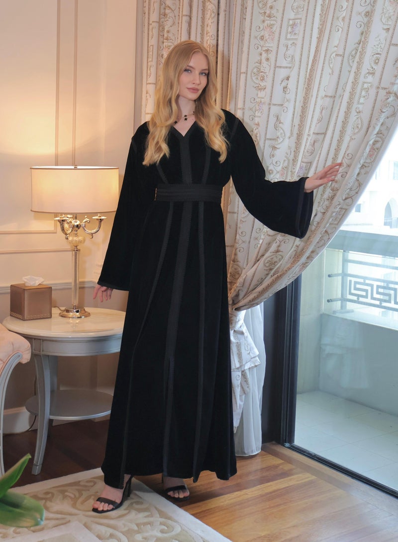 MAISON ARABELLE LEEN VELVET KAFTAN - Image 1