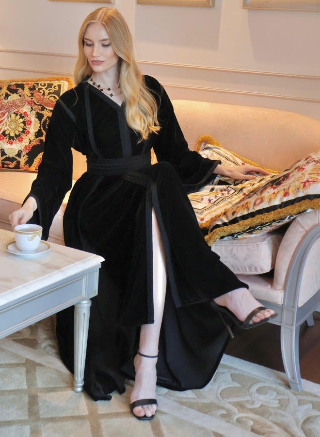 MAISON ARABELLE LEEN VELVET KAFTAN - Image 3