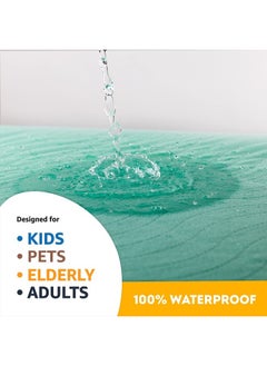 Improvia ® Washable Underpads, 34" x 36" (Pack of 6) - Heavy Absorbency Reusable Incontinence Pads for Kids, Adults, Elderly, and Pets - Waterproof Protective Pad for Bed, Couch, Sofa, Furniture, Floor  - Image 3