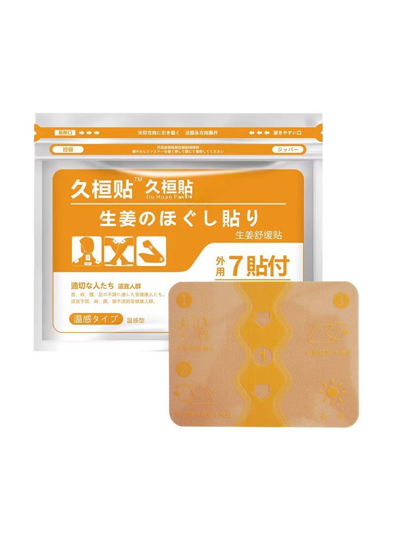 Generic - Elastic Sports Muscle Patch for Neck and ShoulderJiuhuan paste (hot compress)(7 paste) Jiuhuan paste (hot compress)(7 paste) - Image 1
