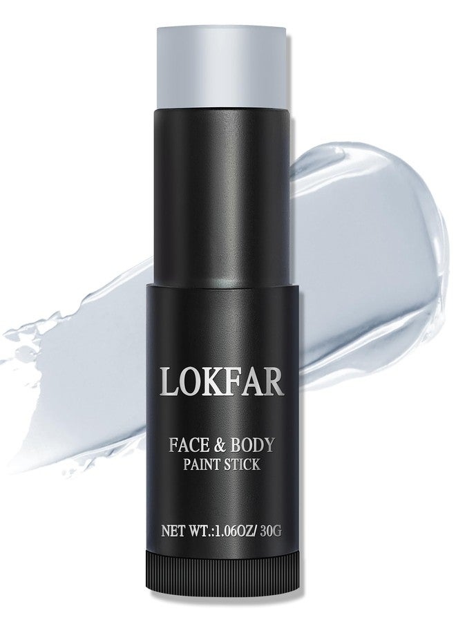 LOKFAR Gray / Grey Face Body Paint Stick, Eye Black Stick for Sports, Waterproof Full-Coverage Grey Face Makeup for Halloween Grayscale Zombie Werewolf Stage Cosplay Makeup - Image 1
