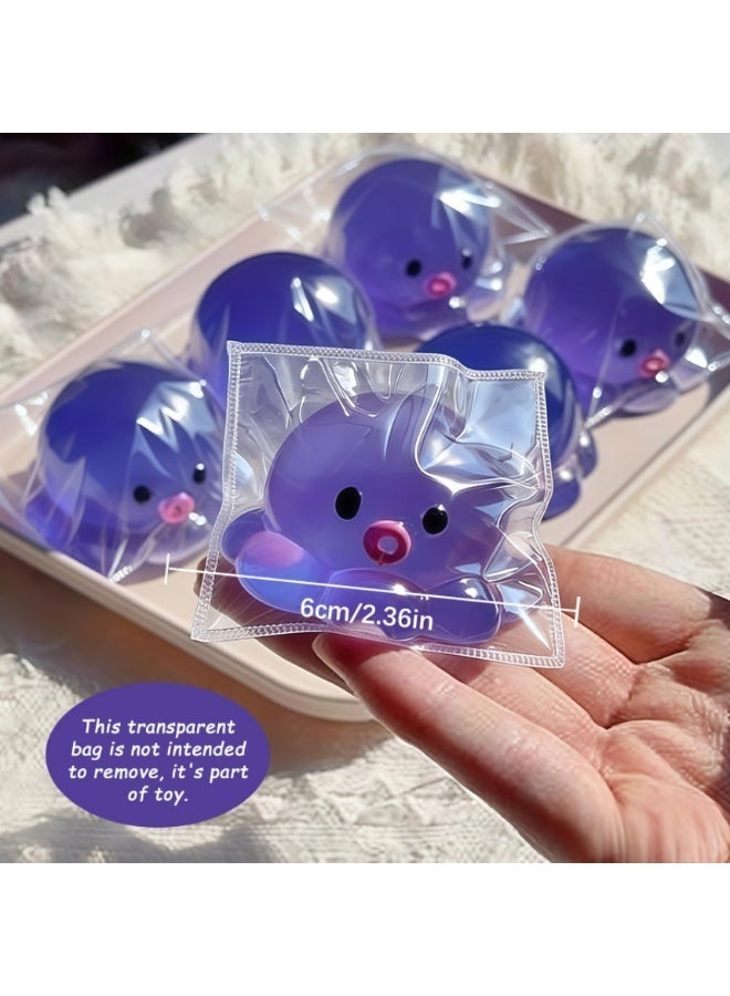 Yalla Pick Purple Octopus Squishy Toy, Stress Relief Squeeze Ball for Kids Adults, Soft Bubble Pop Fidget Toy with Gentle Sound, Sensory Calming Tool for Classroom Office Travel - Image 2