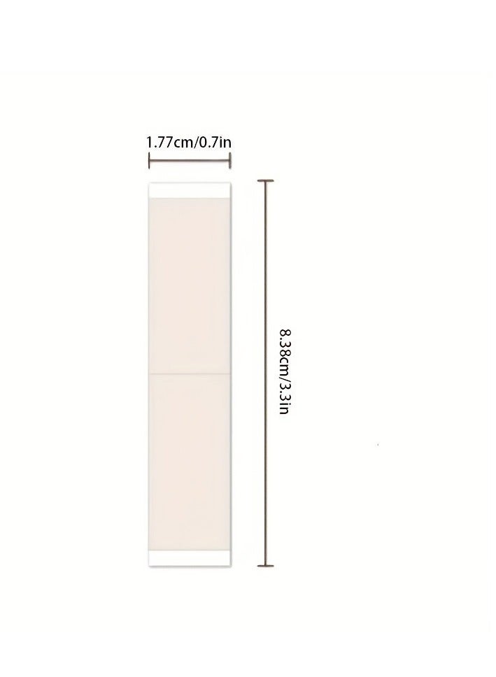 180 pieces of transparent invisible thin stickers for scarves and headscarves, double-sided adhesive strips, non-slip and waterproof, traceless and anti-exposure stickers, collar stickers - Image 3