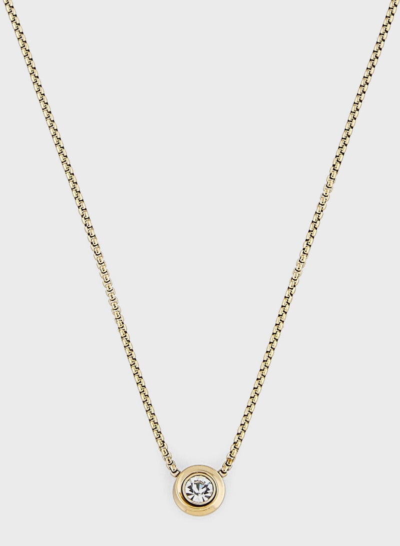 CALVIN KLEIN Twisted Bezel Solitaire Long Necklaces  - Image 2