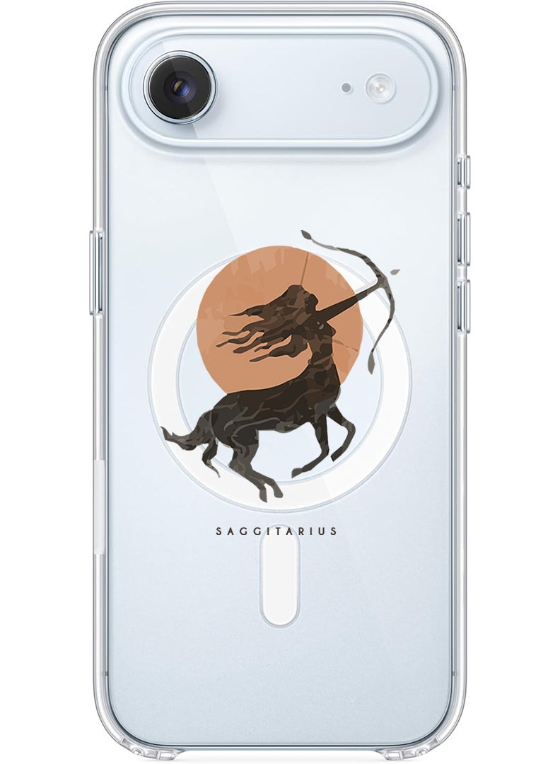 Theodor Magnetic Case for Apple iPhone 17 Air Compatible with MagSafe Wireless Charging, Shockproof Phone Bumper Cover - Sagittarius - Image 1
