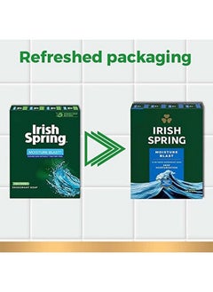 Irish Spring Deodorant Soap Moisture Blast 12Count (Pack Of 6)  - Image 3