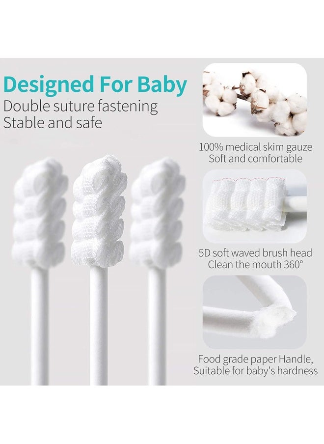 oldlaiben Baby Tongue Cleaner, Baby Oral Cleaner, Disposable Baby Mouth Cleaner Newborn, Upgrade Gum Cleaner with Paper Handle for Babies and Infants Ages 0-36 Month  - Image 4