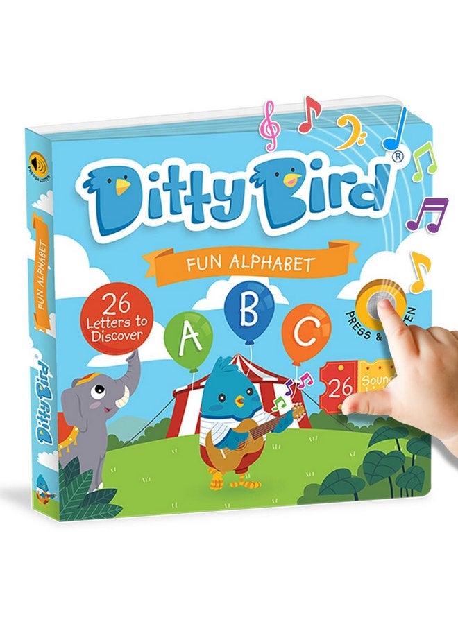 DITTY BIRD Fun Alphabet Book | ABC Learning for Toddlers | Sound Books for Toddlers 1-3 and 2-4 | ABC Song | Musical Books for Toddlers 1-3 | Interactive Toddler Books | Sturdy Baby Sound Books - Image 1