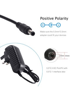 Lucky Sky DC  9V 2A Adapter Power Supply Transformer Power Adapter Converter Wall Charge Adapter For Professional Home Use, black. (9V 2A)  - Image 3