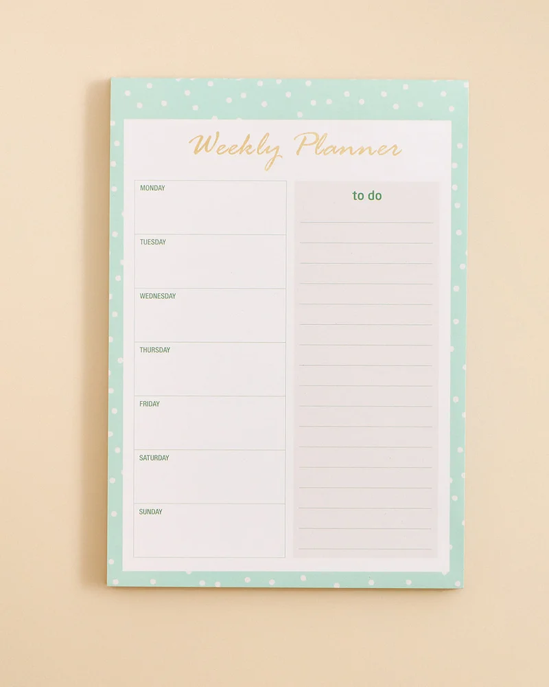 Redtag White A4 Notepad with Magnet Sheet