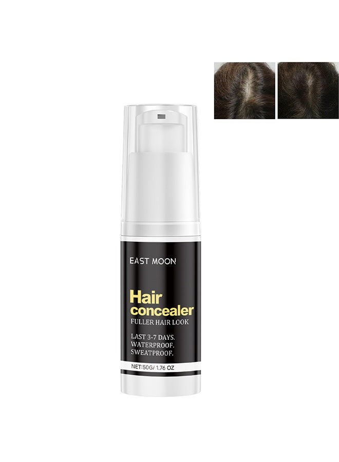East Moon Hair Concealer,Hairfillup Hair Concealer for Men,Root Cover Up,Concealer for Hair,Hair Fillup Hair Concealer,Hair Fibers for Men,Easily Cover Loose Hair and Show Hair Volume 50g - Image 1