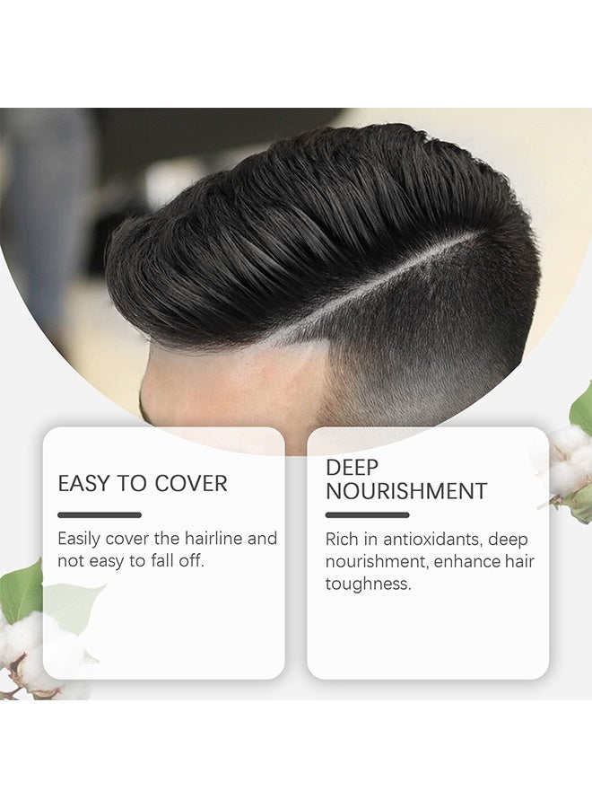 East Moon Hair Concealer,Hairfillup Hair Concealer for Men,Root Cover Up,Concealer for Hair,Hair Fillup Hair Concealer,Hair Fibers for Men,Easily Cover Loose Hair and Show Hair Volume 50g - Image 4