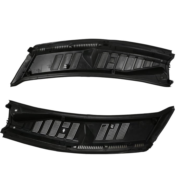 Driver And Passenger Side Windshield Wiper Cowl Top Panel Cover Wiper Cowl Grille Insert Panel Without Wiper Nozzle Compatible With Ford F150 F150 2015 2016 2017 2018 2019 2020