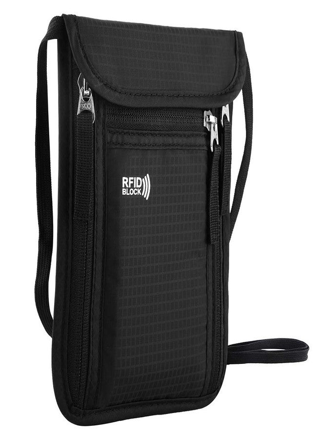 KEAFOLS Travel Pouch Neck Wallet Family Passport Holder Organizer Case with RFID Blocking - Image 1