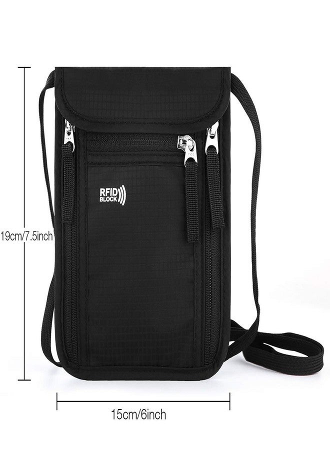 KEAFOLS Travel Pouch Neck Wallet Family Passport Holder Organizer Case with RFID Blocking - Image 4