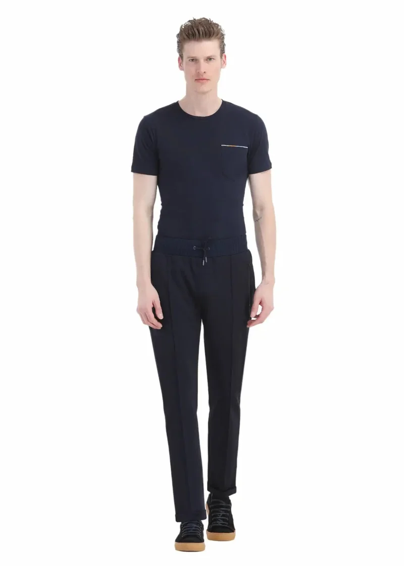 RAMSEY Navy Blue Sweat Pants