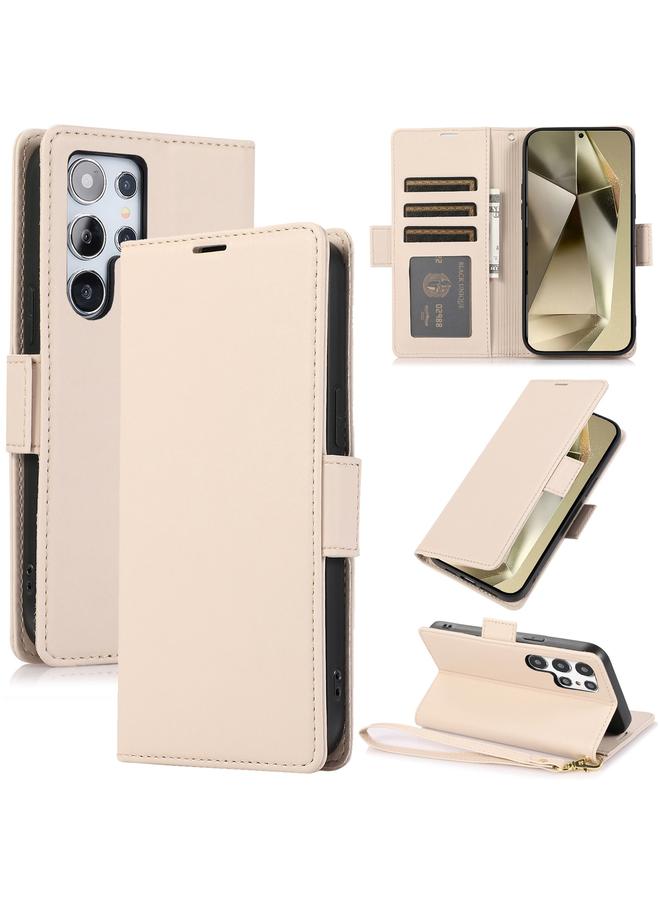 اس-توب جراب لهاتف Samsung Galaxy S25 Ultra 5G مع مشبك جانبي وتقنية RFID وغطاء جلدي مضاد للسرقة - Image 1