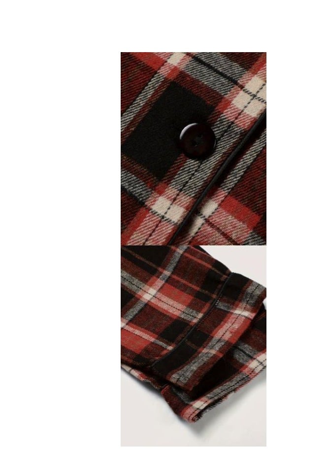 Generic Large Men's Long Sleeved Checkered Pajamas Set  - Image 5