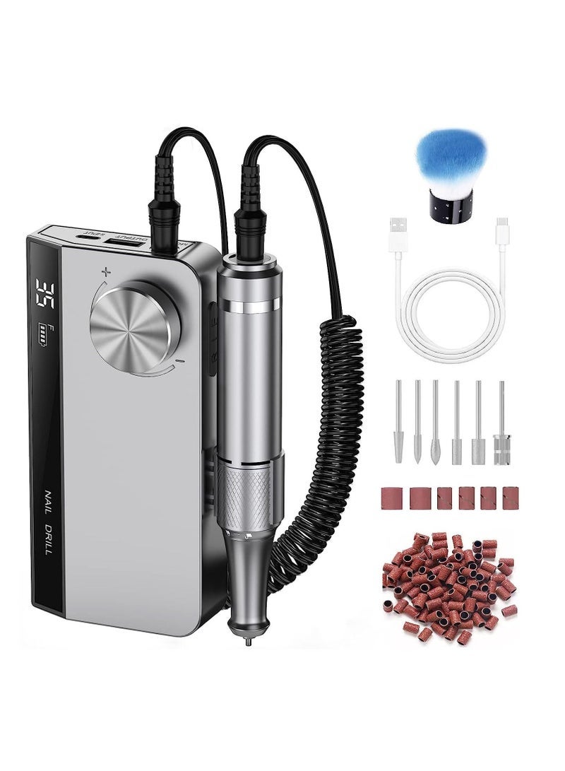 general 35000RPM Rechargeable Nail Polisher for Home and Salon (UV-501) - Image 1