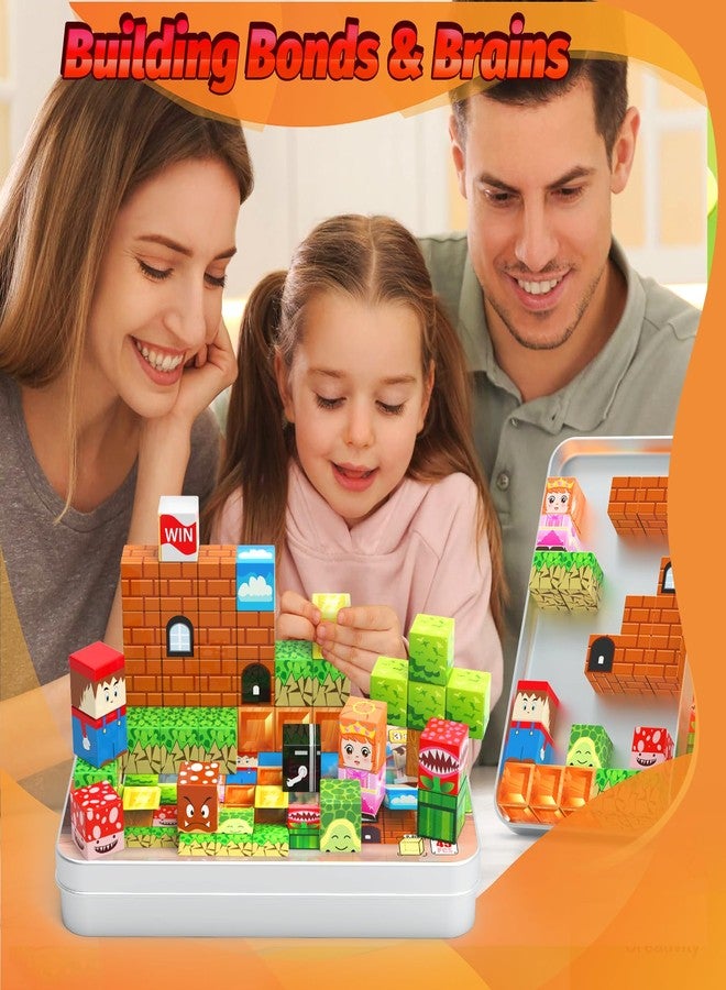 DANIUBE Mini Magnetic Blocks for Kids, 45PCS - Image 4