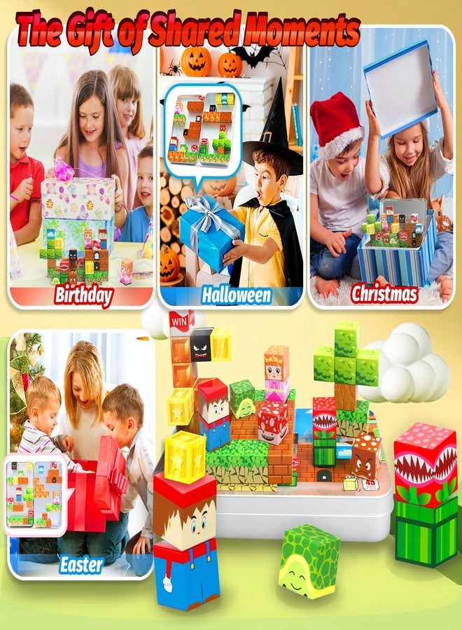 DANIUBE Mini Magnetic Blocks for Kids, 45PCS - Image 5