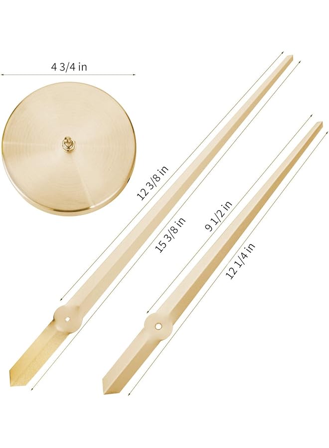 إيروريكس ساعة حائط ثلاثية الأبعاد DIY ديكور ملصق مرآة بدون إطار مجموعة ساعة حائط كبيرة DIY لغرفة المعيشة المنزلية وغرفة النوم والديكور المكتبي باللون الذهبي - Image 5