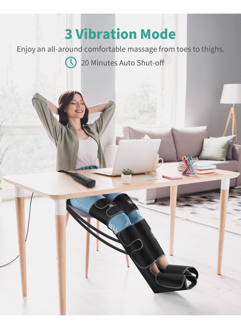 Medcursor Air Compression Foot Massager Promotes Blood Circulation, Relieves Fatigue & Relaxes Body and Mind Suitable for the Elderly & Young People The Perfect Gift for Parents and Loved Ones. Give Your Legs a Soothing and Relaxing Experience. - Image 5