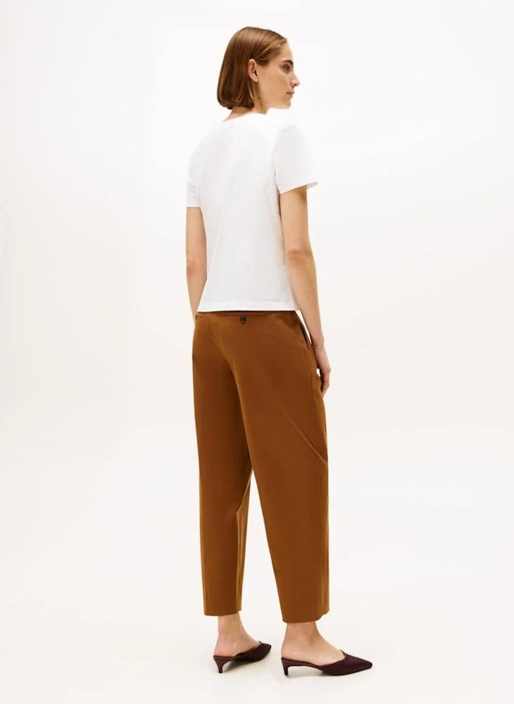 تومي هيلفيغر تي شيرت بياقة دائرية وطبعة جرافيك